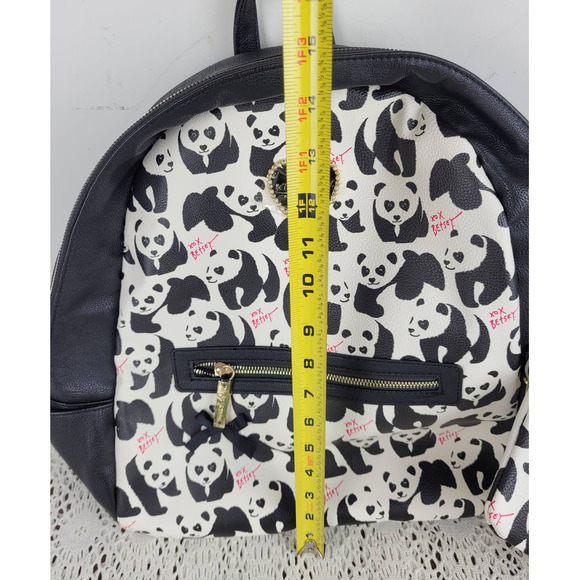 Betsey Johnson Oversized Panda Floral Backpack  & Phone Pouch NEW w/ Tags - Picture 2 of 13